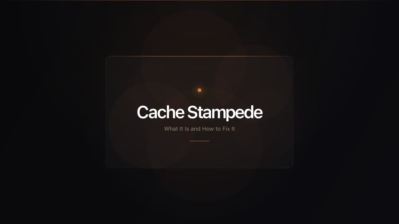 Cache Stampede: What It Is and How to Fix It