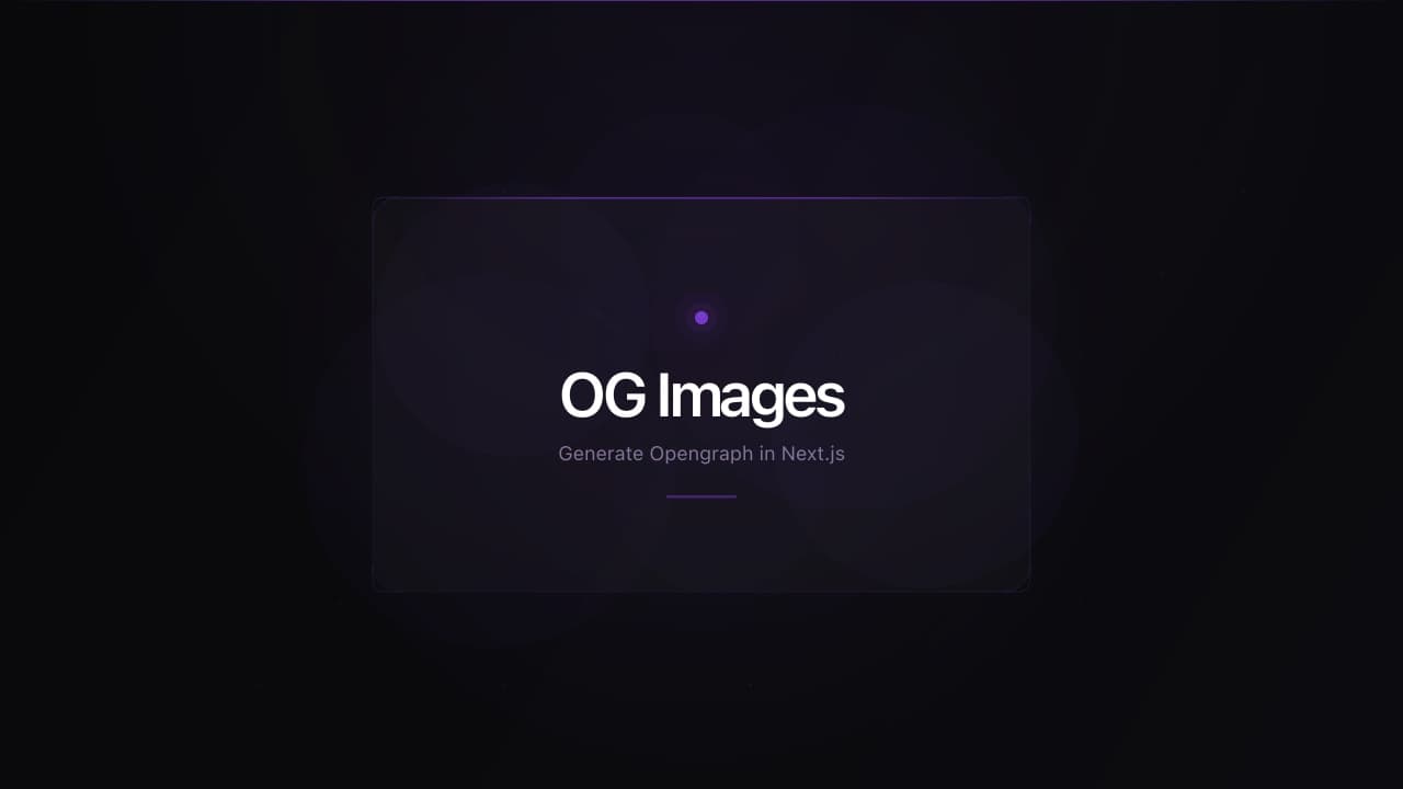 Generate Opengraph Image in Next.js